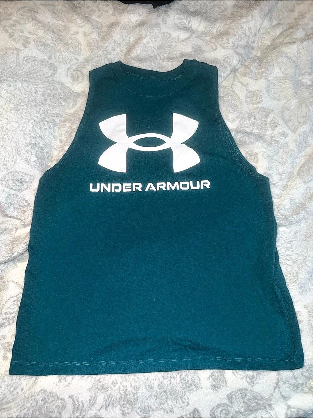 Under Armour teal tank top